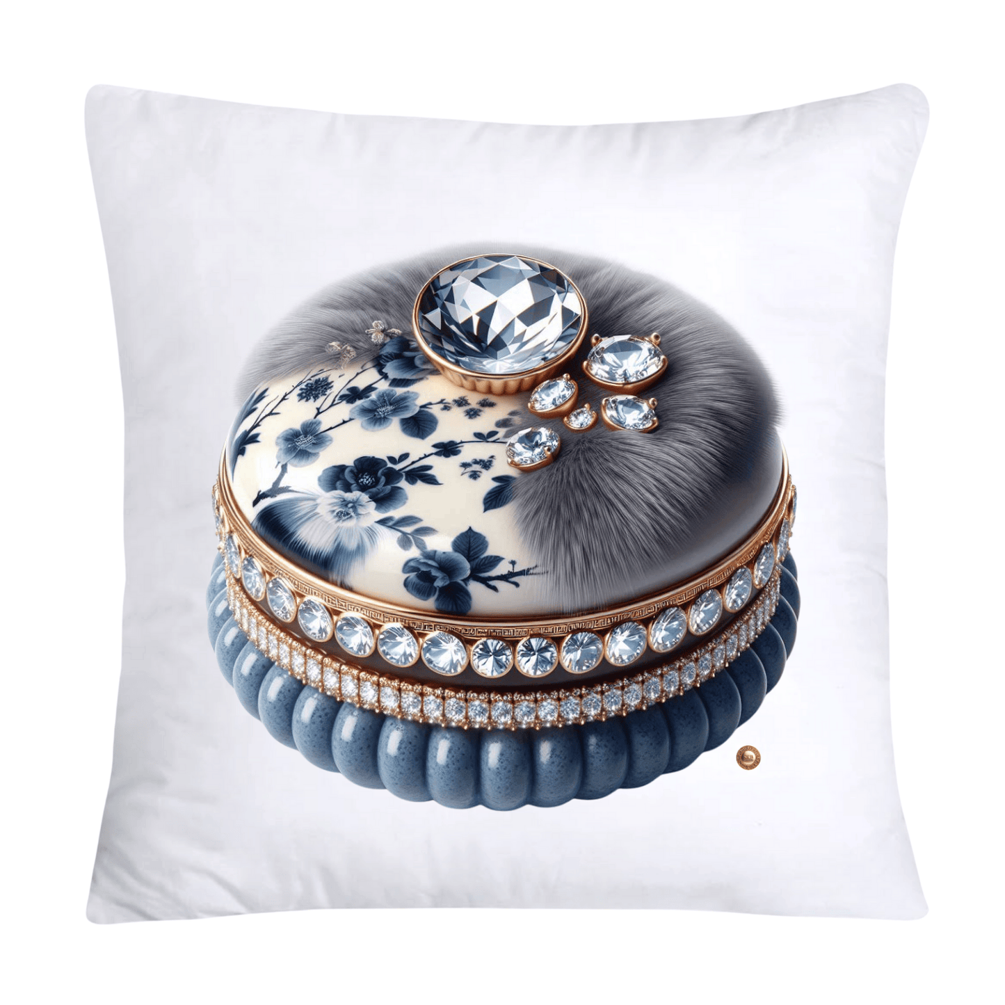 Blue Willow 18x18 Adorable Macaroon Throw Pillow Covers-1848