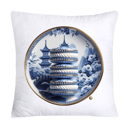 Blue Willow 18x18 Adorable Macaroon Throw Pillow Covers-2320