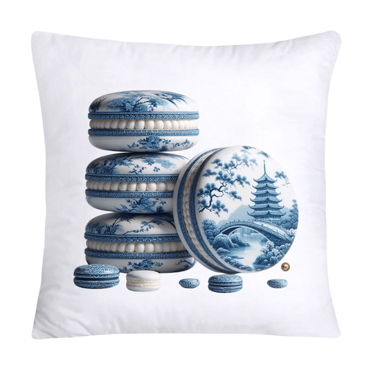 Blue Willow 18x18 Adorable Macaroon Pillow Covers-1916