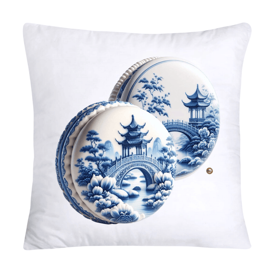 Blue Willow 18x18 Adorable Macaroon Throw Pillow Covers-1906