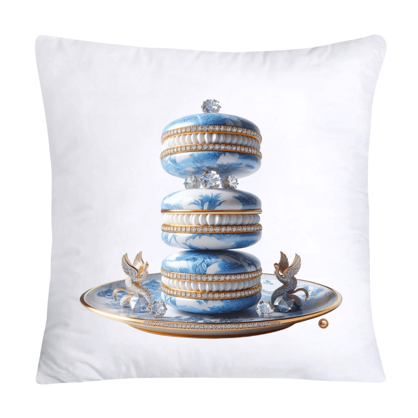 Blue Willow 18x18 Adorable Macaroon Pillow Covers-1904