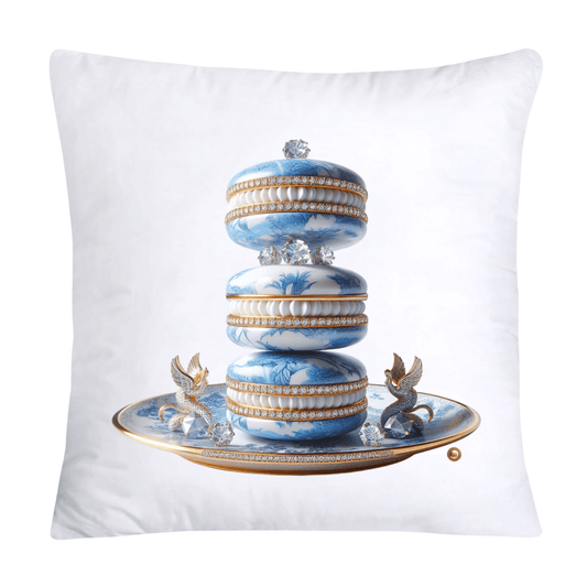 Blue Willow 18x18 Adorable Macaroon Pillow Covers-1904