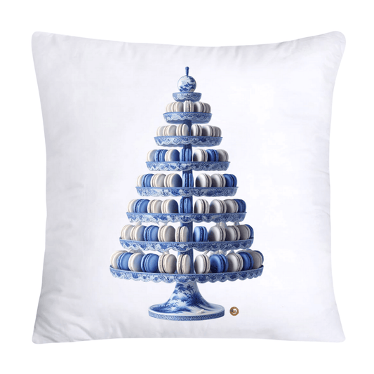 Blue Willow 18x18 Adorable Macaroon Throw Pillow Covers-2329
