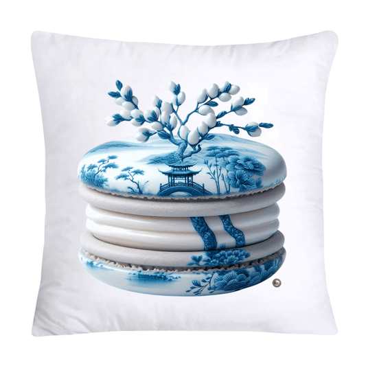 Blue Willow 18x18 Adorable Macaroon Pillow Covers-290