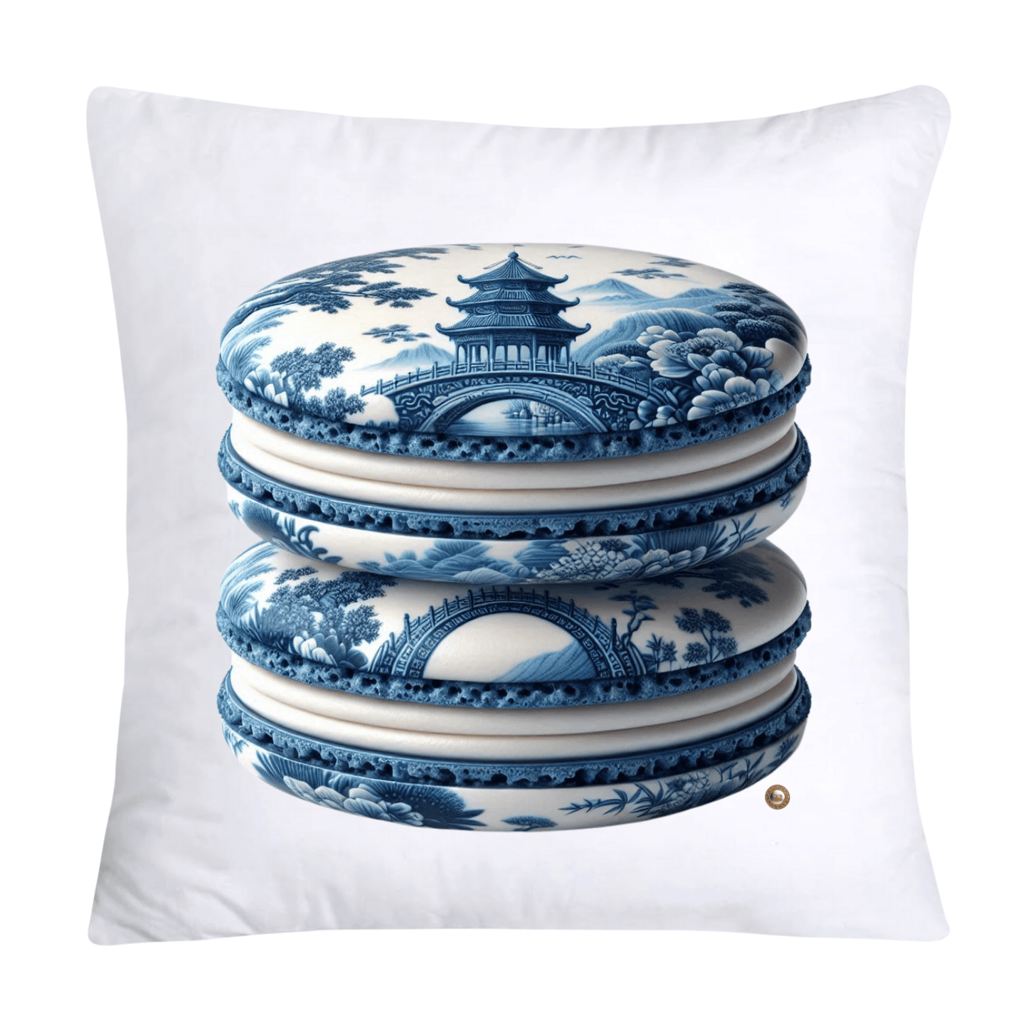 Blue Willow 18x18 Adorable Macaroon Pillow Covers-303