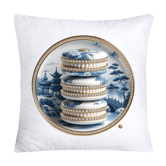 Blue Willow 18x18 Adorable Macaroon Pillow Covers-1903