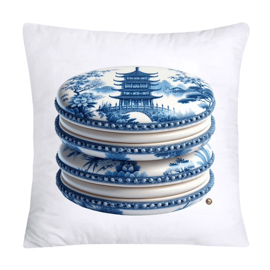 Blue Willow 18x18 Adorable Macaroon Pillow Covers-282