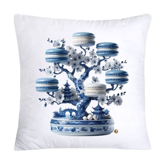 Blue Willow 18x18 Adorable Macaroon Throw Pillow Covers-2332