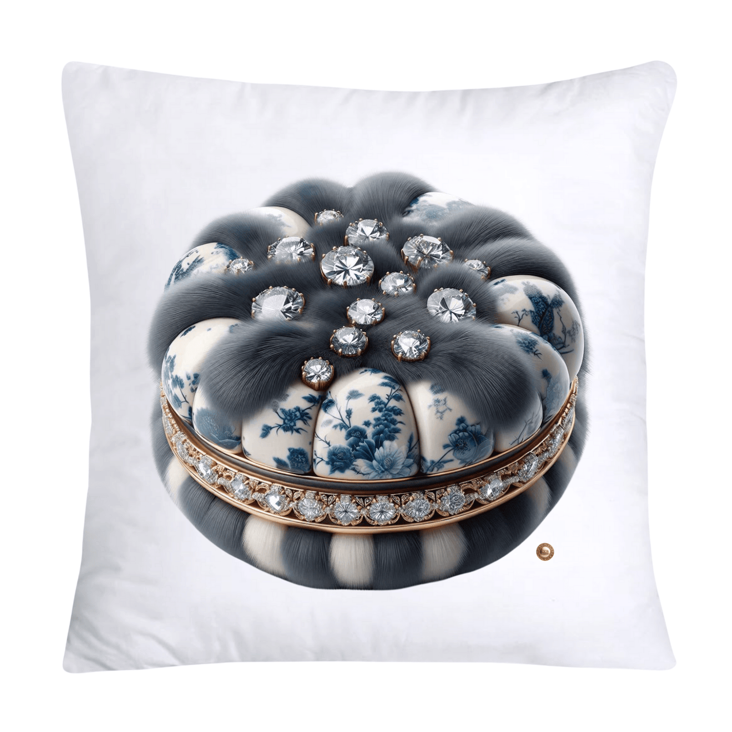 Blue Willow 18x18 Adorable Macaroon Throw Pillow Covers-1846