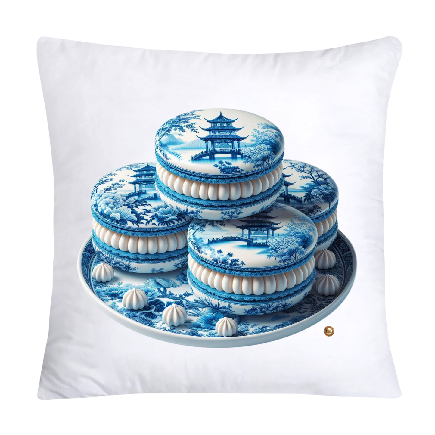 Blue Willow 18x18 Adorable Macaroon Pillow Covers-1920