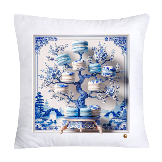 Blue Willow 18x18 Adorable Macaroon Throw Pillow Covers-1868