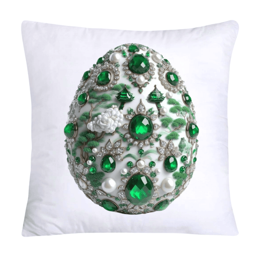 Green Willow Classic Egg 18x18 Pillow Covers-3106