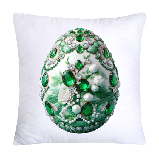 Green Willow Classic Egg 18x18 Pillow Covers-3118