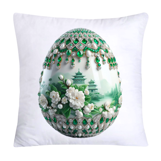 Green Willow Classic Egg 18X18 Pillow Covers-41