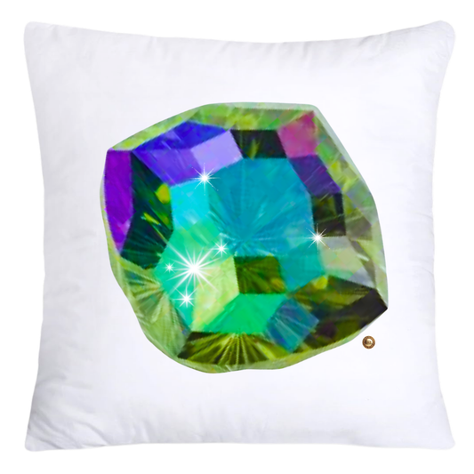 Sparkling Diamonds and Gemstone Pillow Covers 18x18-4711