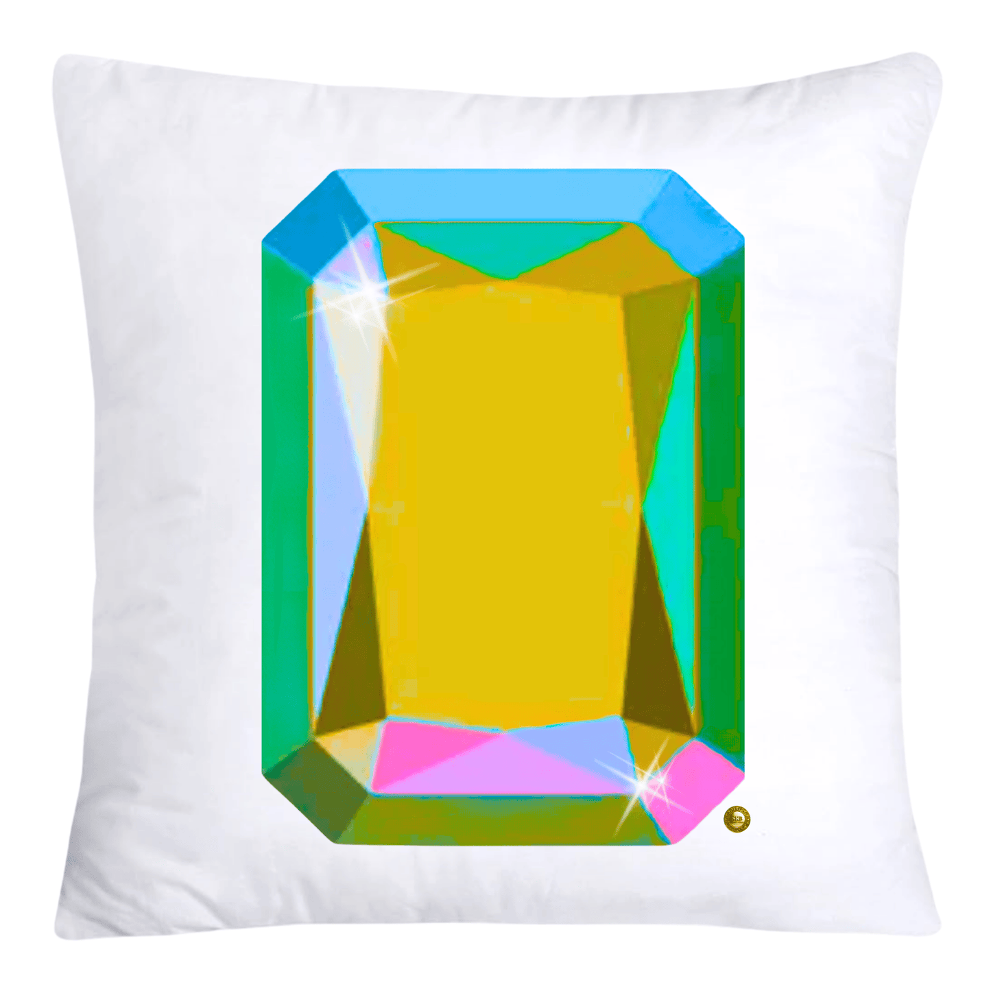 18x18 Sparkling Diamonds and Gemstone Pillow Covers-4005
