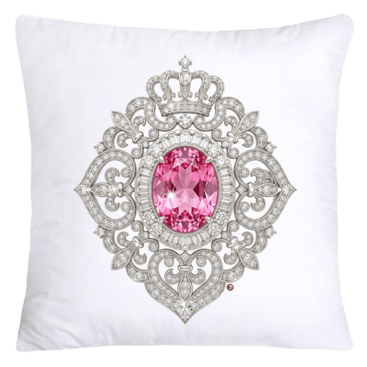Dazzling Diamond Brooch/Pin Pillow Covers 18x18-5190