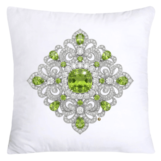 Dazzling Diamond Brooch/Pin Pillow Covers 18x18-5188