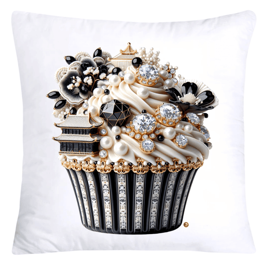 18x18 Black Willow Chinoiserie Cupcake Throw Pillow Covers-5713