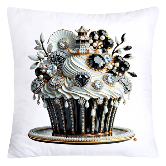 18x18 Black Willow Chinoiserie Cupcake Throw Pillow Covers-5707