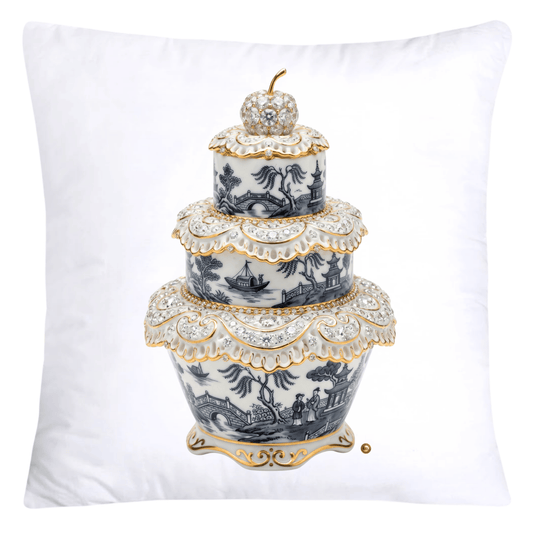 18x18 Black Willow Chinoiserie Cupcake Throw Pillow Covers-5709