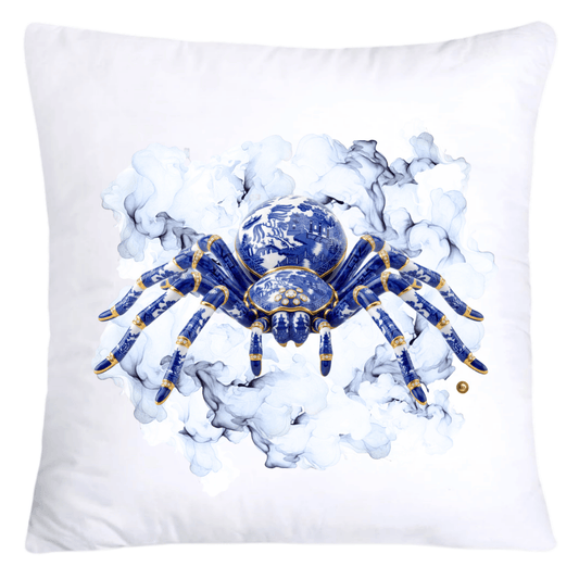 Blue Willow Sparkling Spider 18x18 Pillow Covers-5611