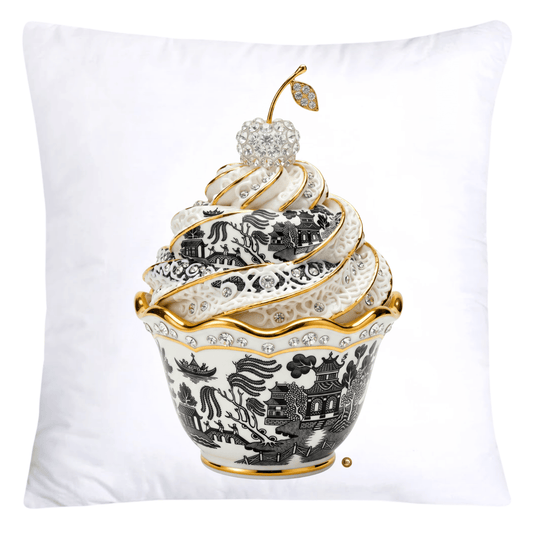 18x18 Black Willow Chinoiserie Cupcake Throw Pillow Covers-5711