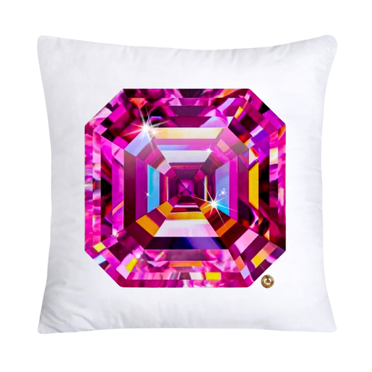 Sparkling Diamonds and Gemstone Pillow Covers 18x18-2646
