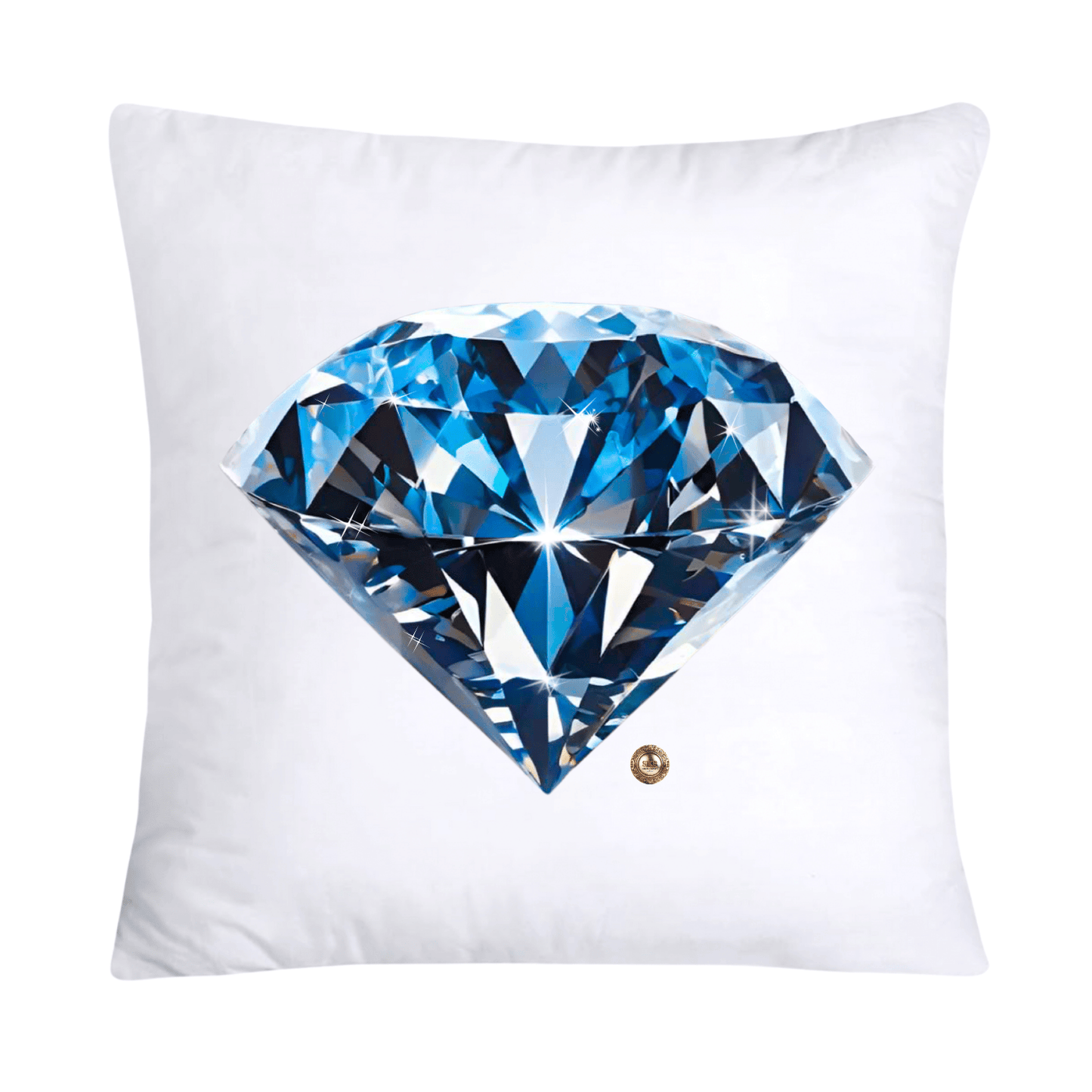 Sparkling Diamonds and Gemstone Pillow Covers 18x18-2656