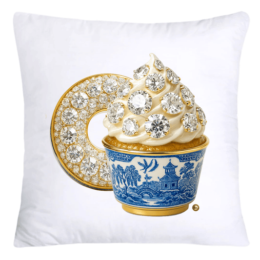 Blue Willow 18x18 Chinoiserie Cupcake Throw Pillow Covers-4985