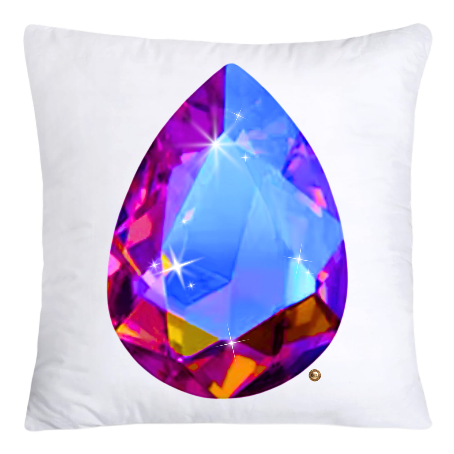 Sparkling Diamonds and Gemstone Pillow Covers 18x18-4718