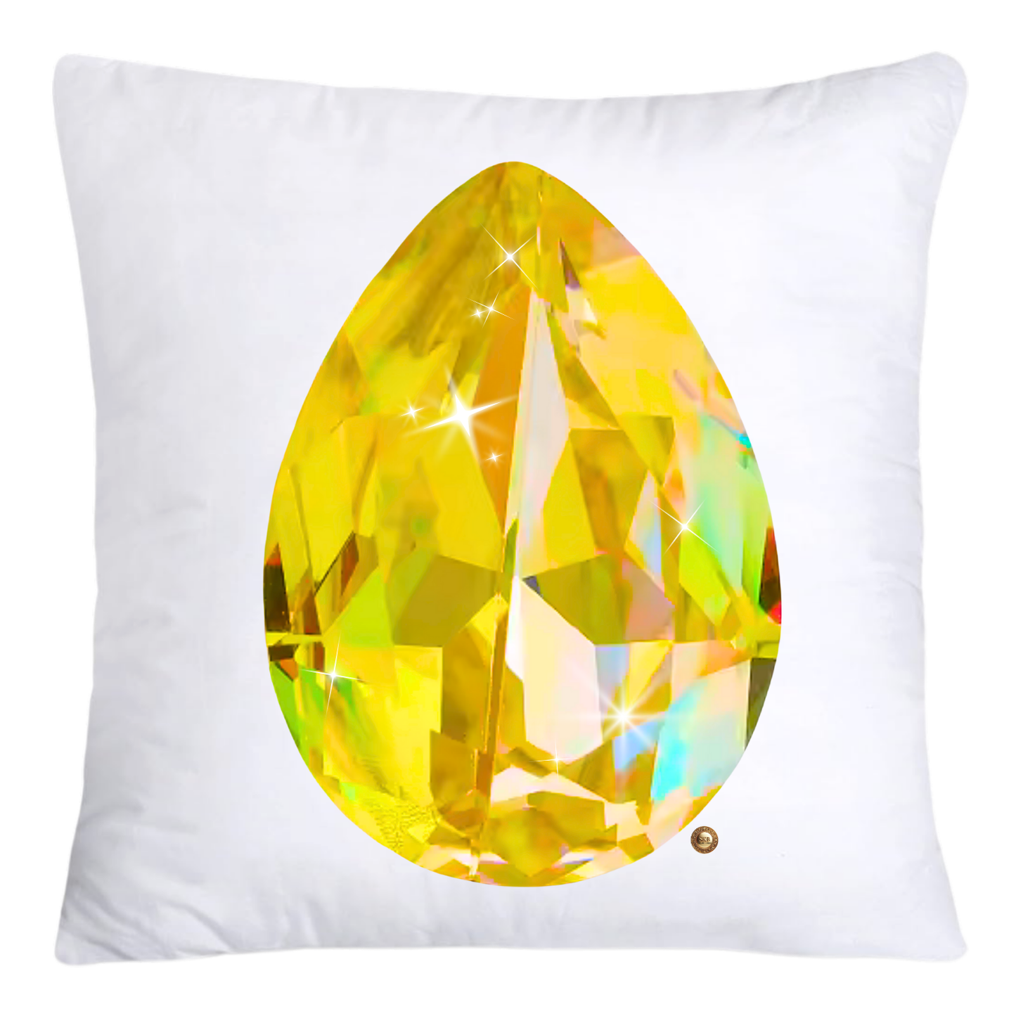 Sparkling Diamonds and Gemstone Pillow Covers 18x18-4721