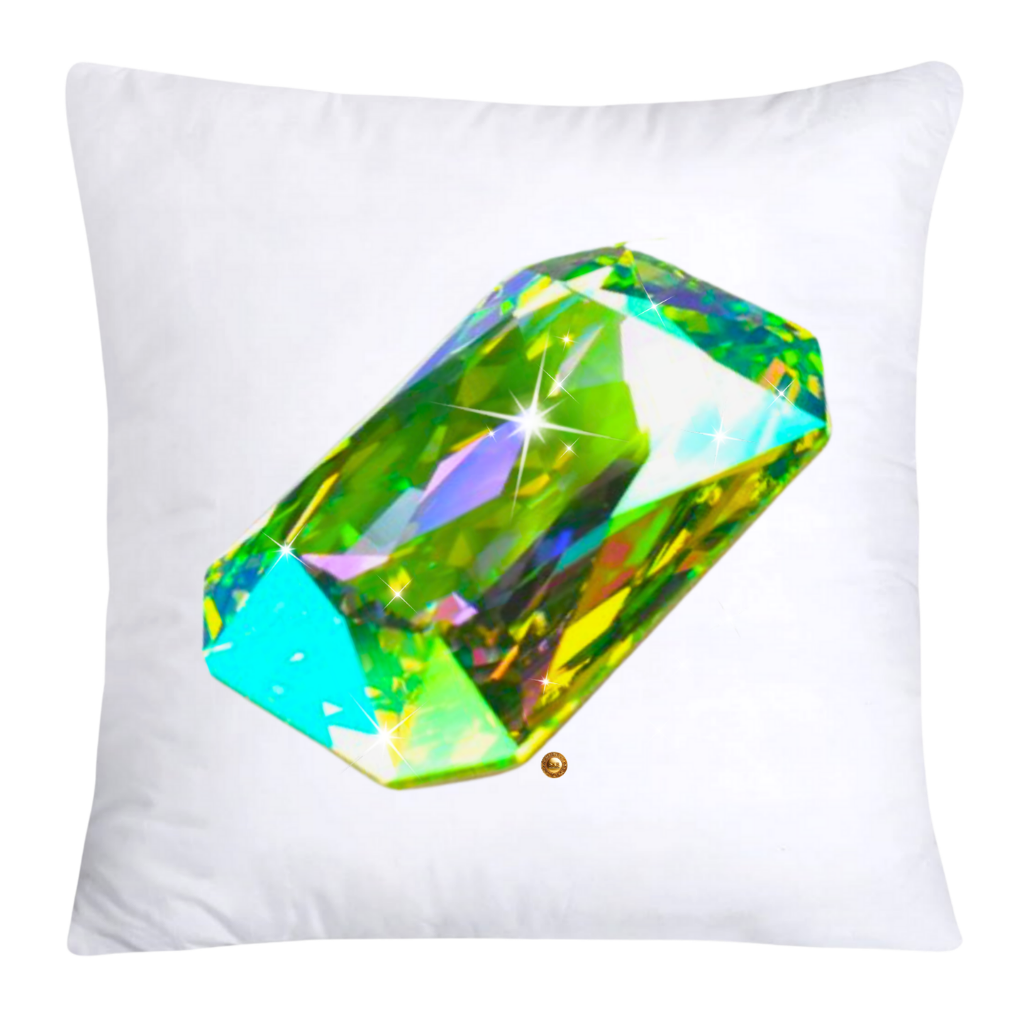 Sparkling Diamonds and Gemstone Pillow Covers 18x18-4739