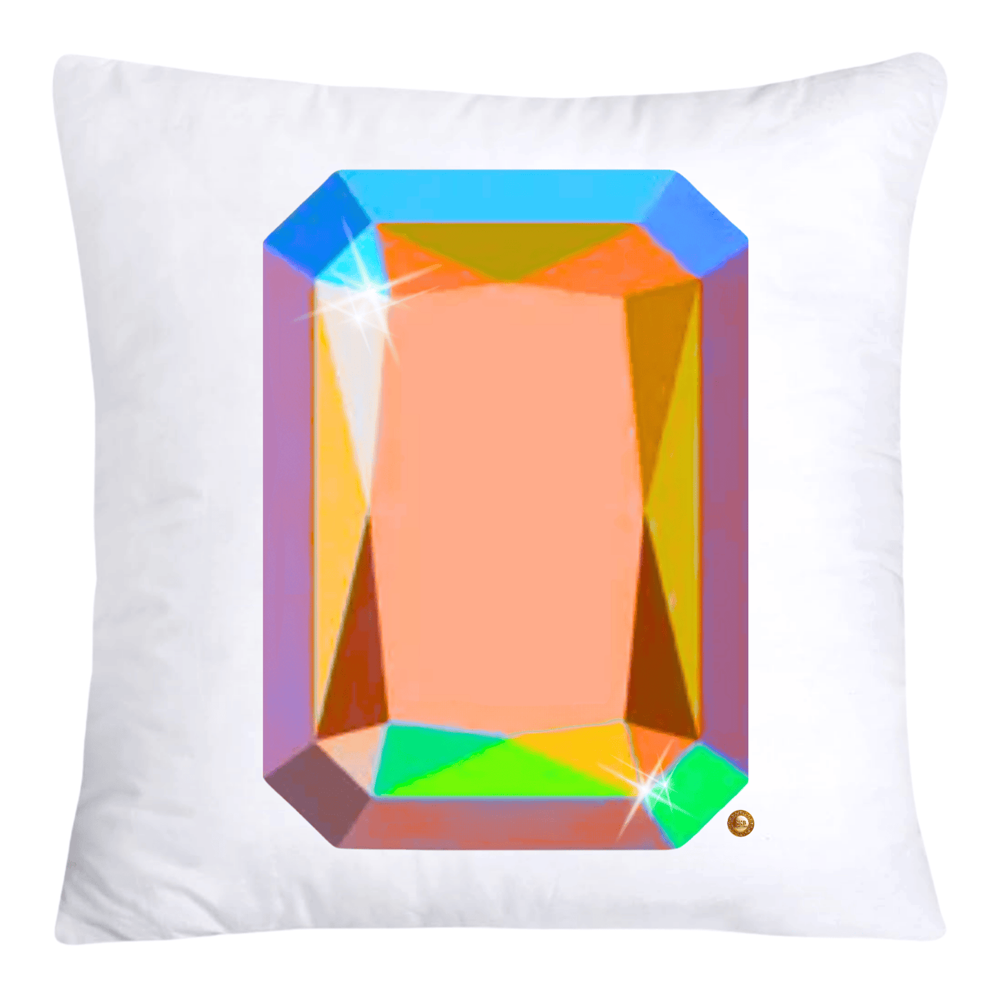 18x18 Sparkling Diamonds and Gemstone Pillow Covers-3995