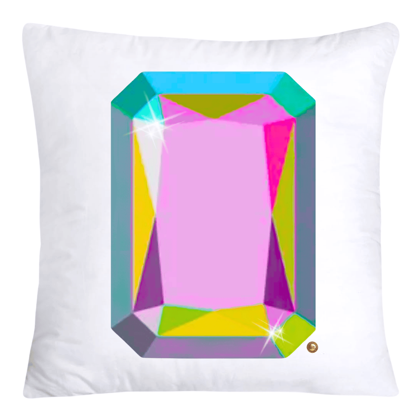 18x18 Sparkling Diamonds and Gemstone Pillow Covers-3997