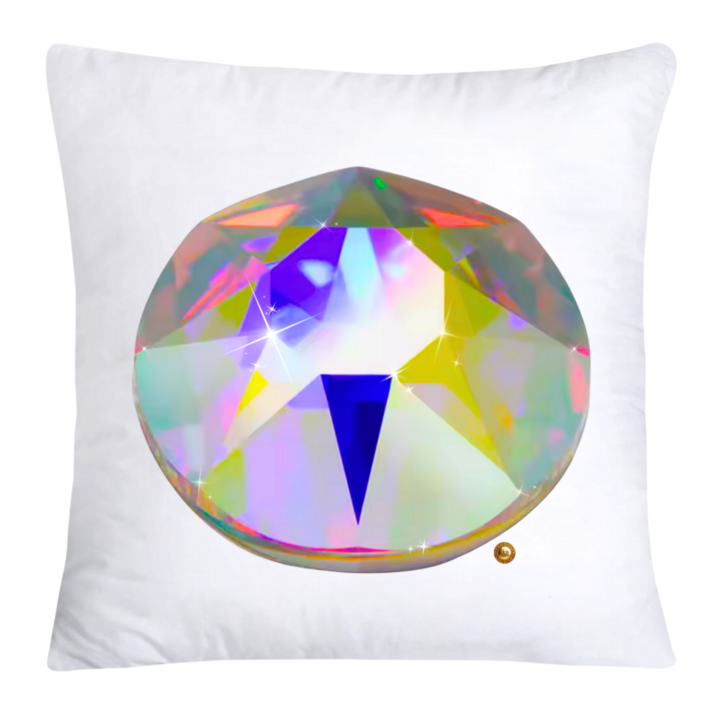 Sparkling Diamonds and Gemstone Pillow Covers 18x18-4230