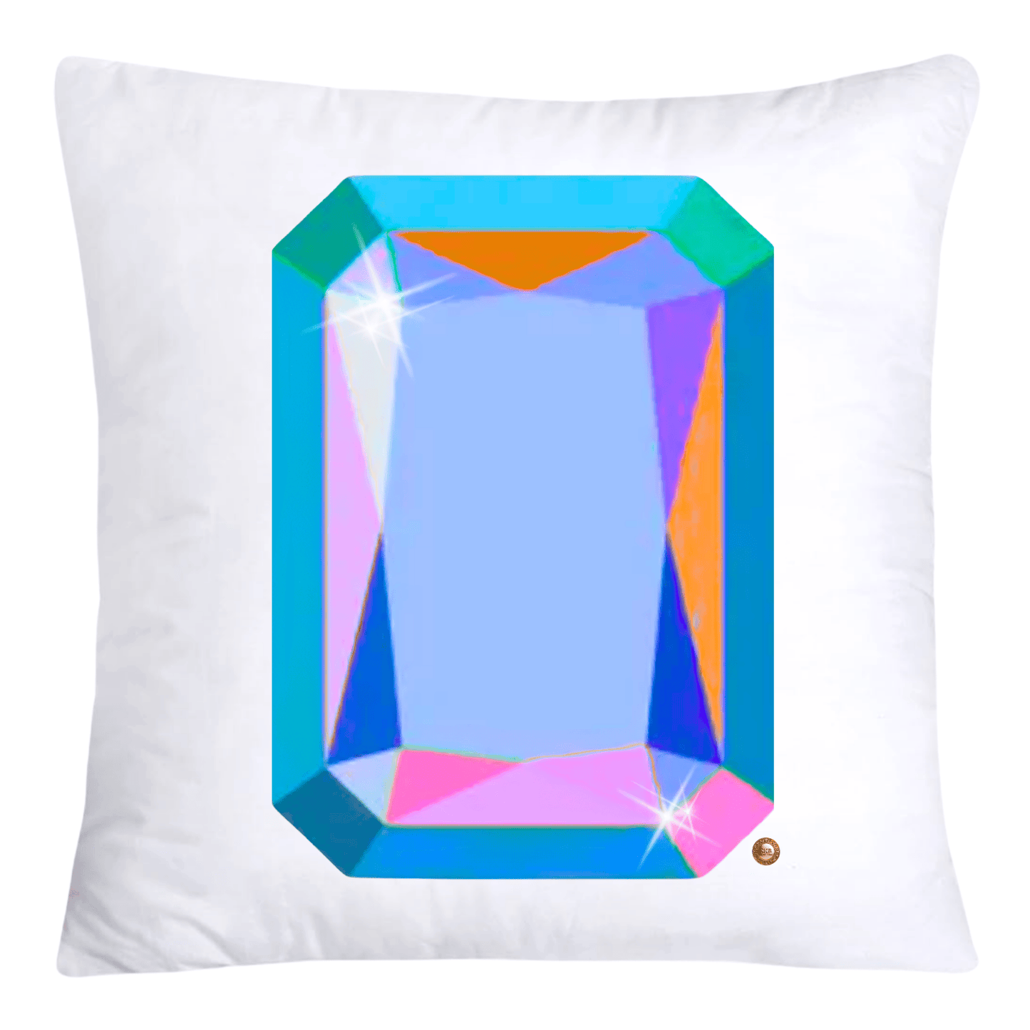 18x18 Sparkling Diamonds and Gemstone Pillow Covers-3998