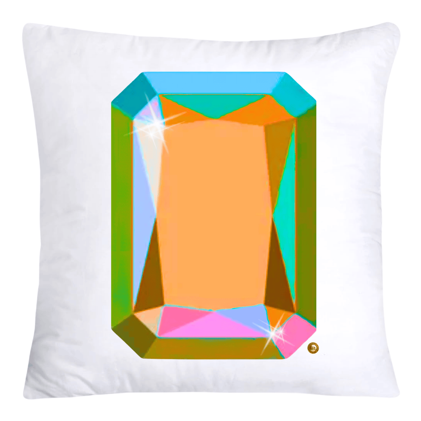 18x18 Sparkling Diamonds and Gemstone Pillow Covers-4001
