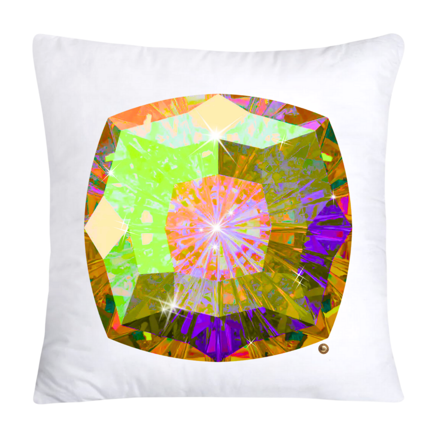Sparkling Diamonds and Gemstone Pillow Covers-3653