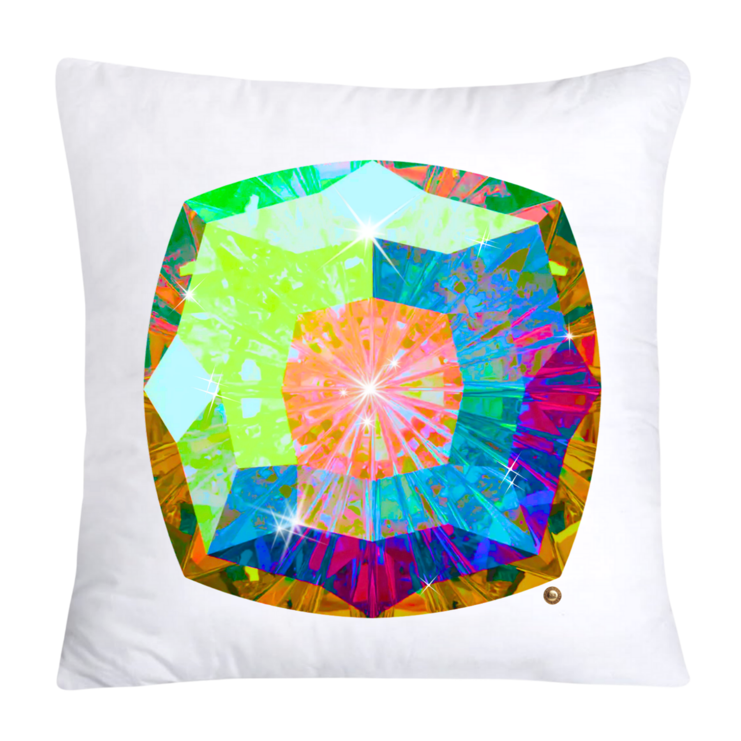 Sparkling Diamonds and Gemstone Pillow Covers-3625