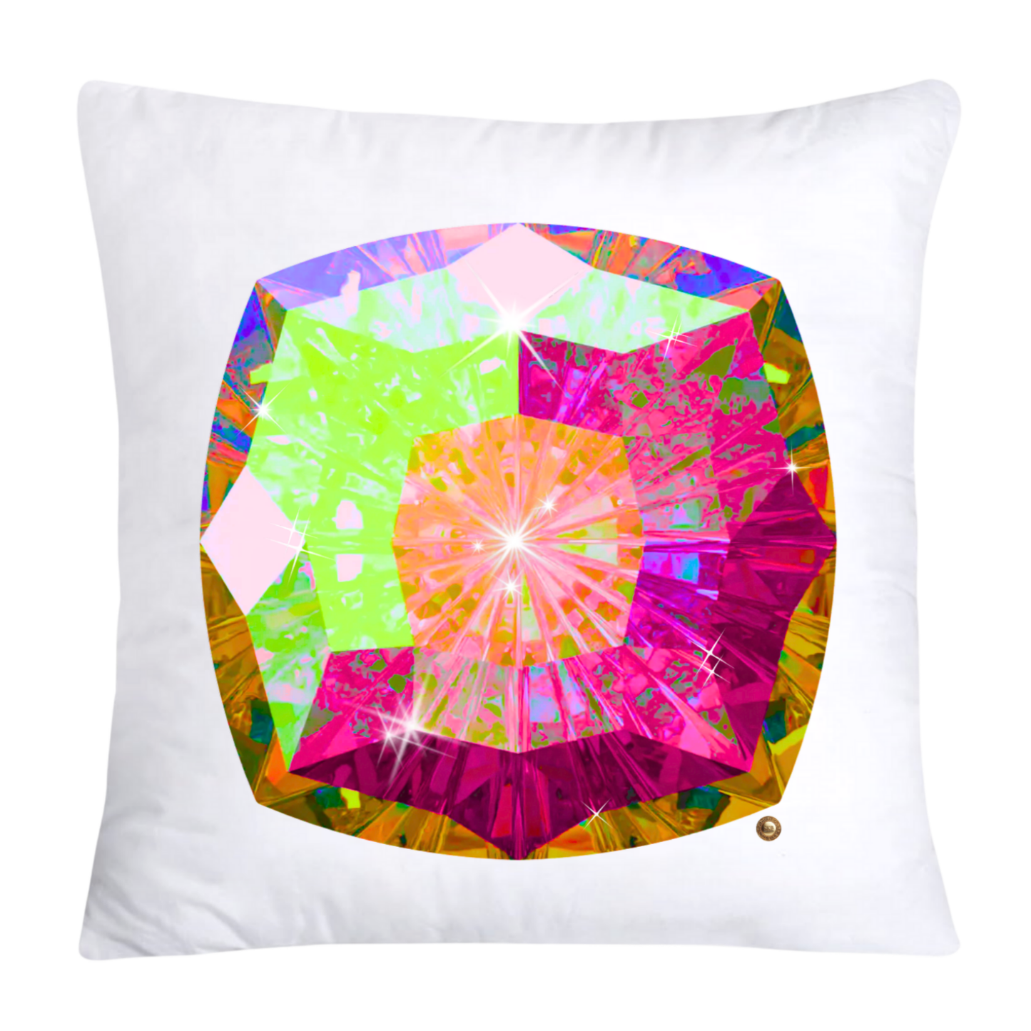 Sparkling Diamonds and Gemstone Pillow Covers-3648