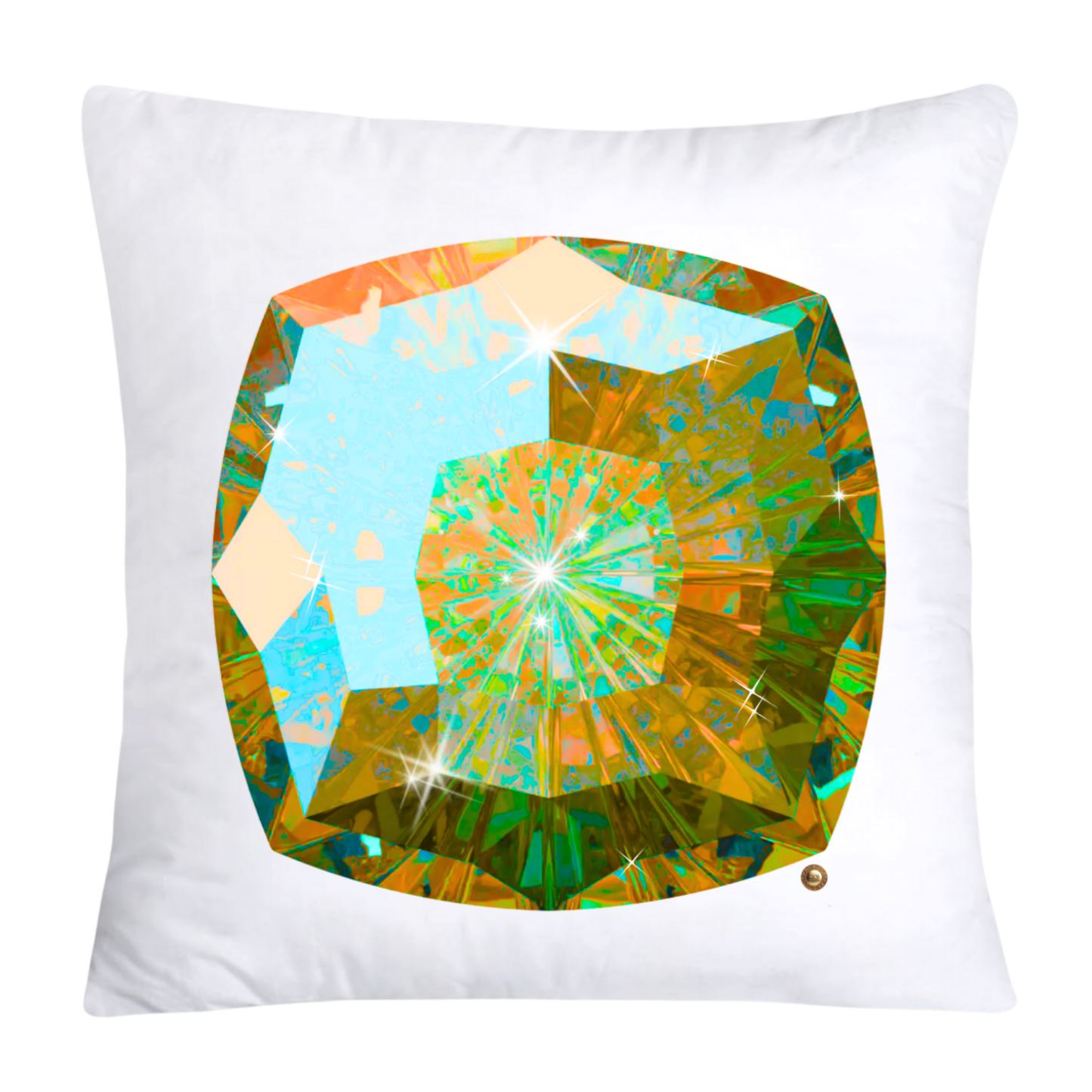 Sparkling Diamonds and Gemstone Pillow Covers-3645