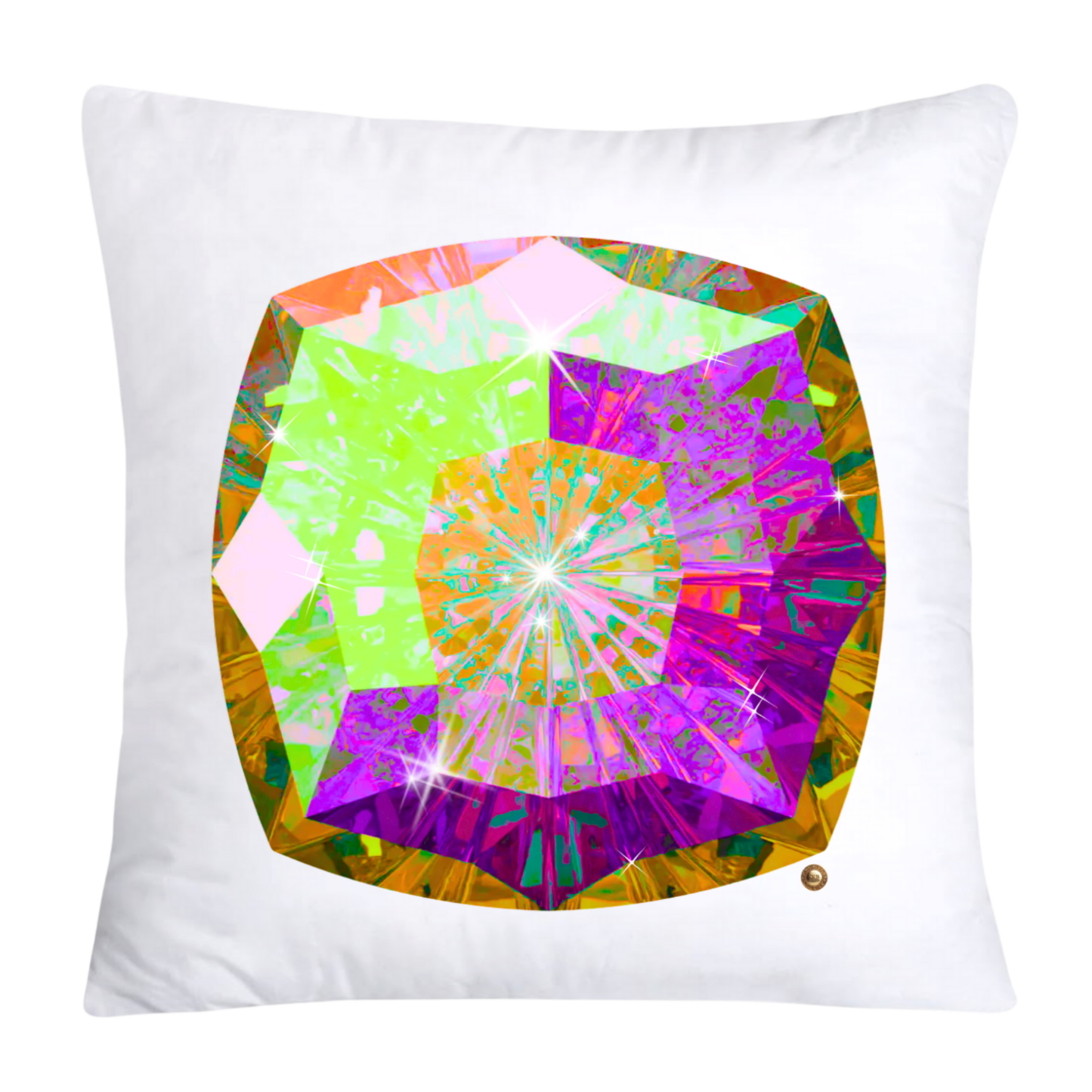 Sparkling Diamonds and Gemstone Pillow Covers-3631