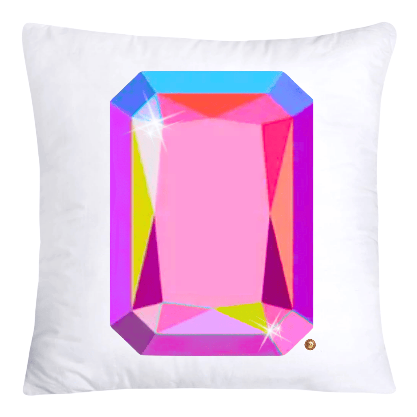 18x18 Sparkling Diamonds and Gemstone Pillow Covers-3999