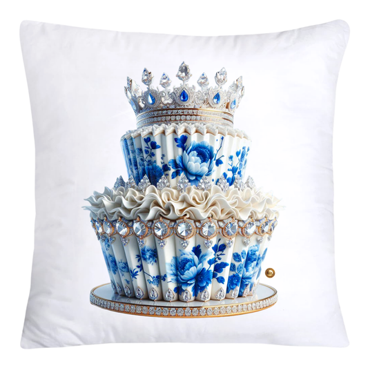 Blue Willow Chinoiserie 18x18 Cupcake Throw Pillow Covers-4118