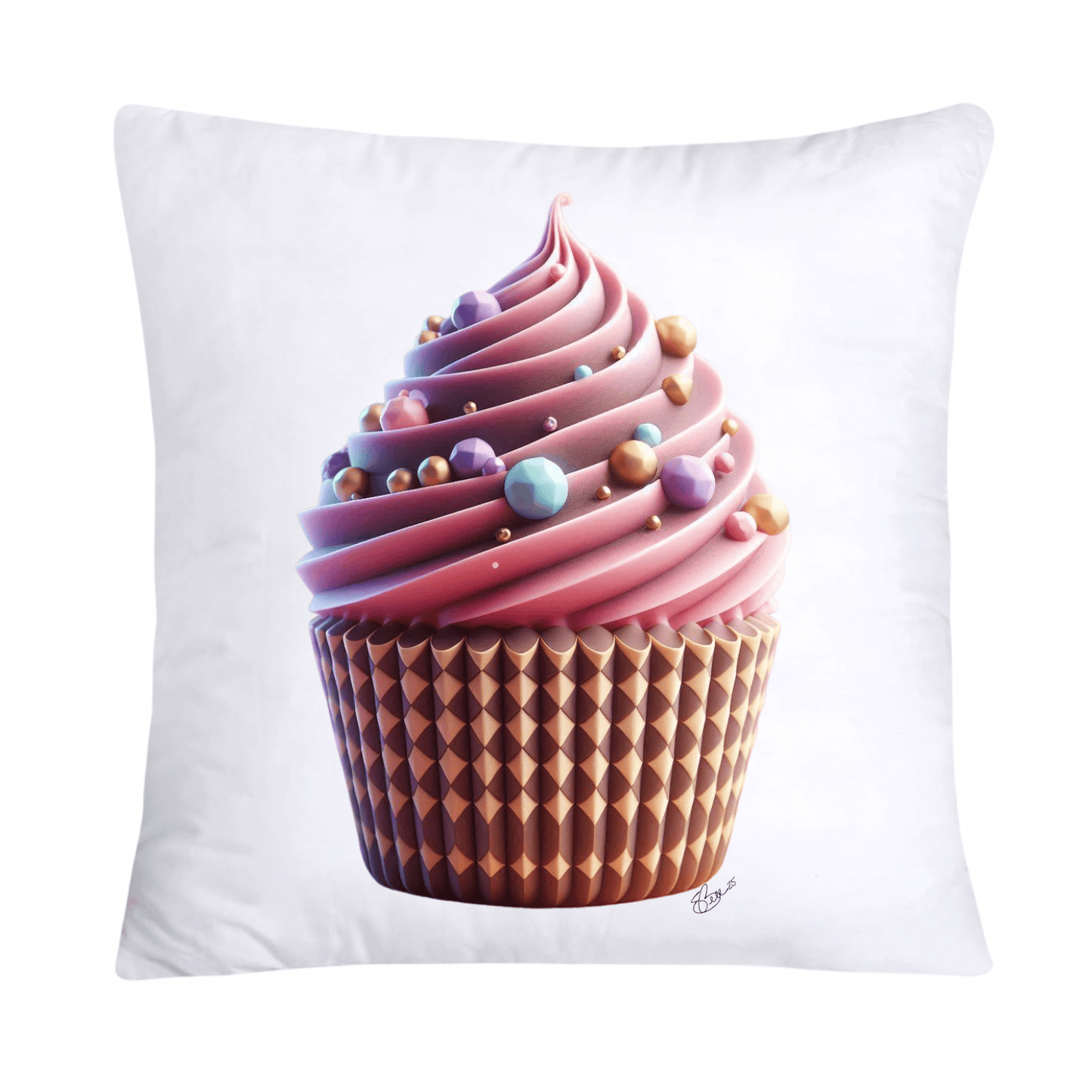 Pastel Cupcakes and Candy Pillow Covers 18x18-2502