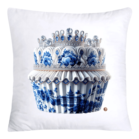 Blue Willow Chinoiserie 18x18 Cupcake Throw Pillow Covers-4124