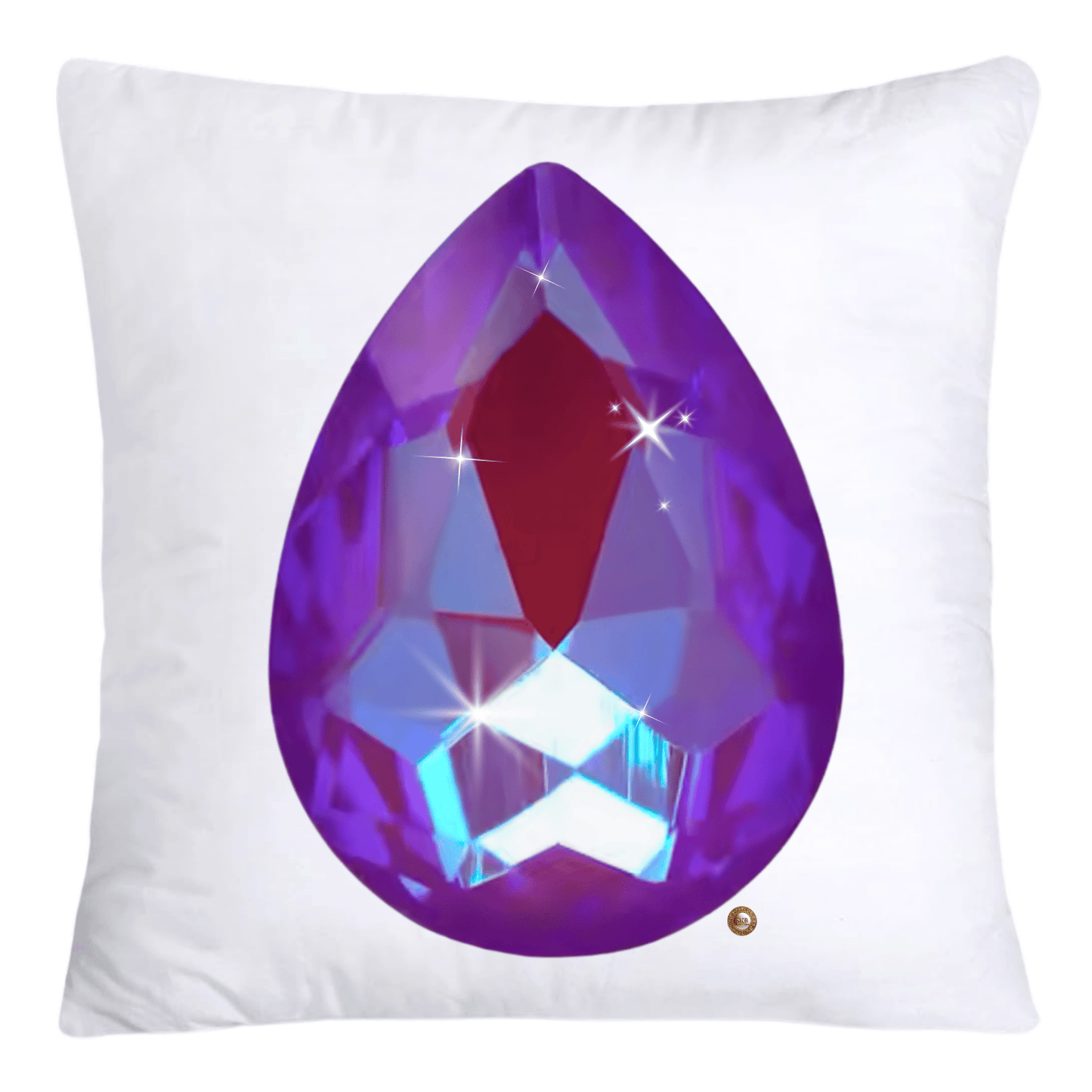 Sparkling Diamonds and Gemstone Pillow Covers 18x18-4704