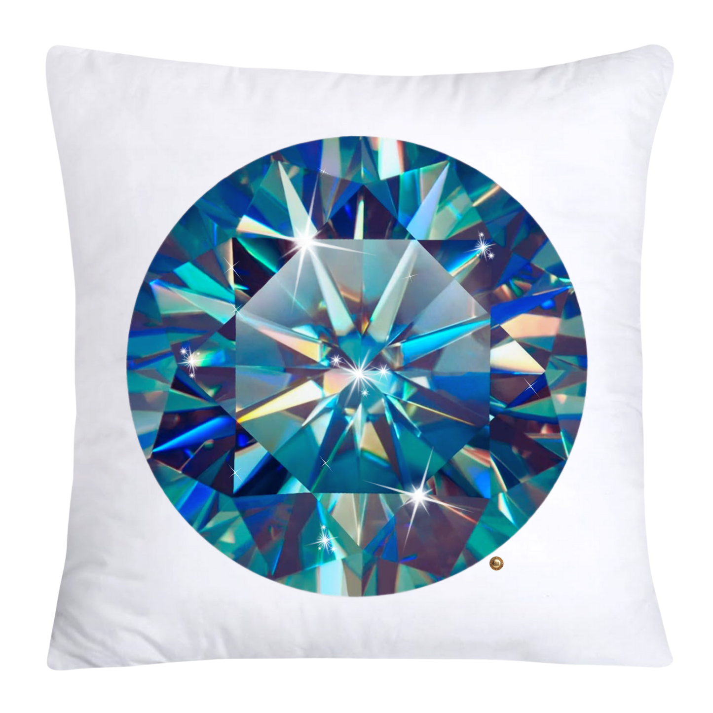 Sparkling Diamonds and Gemstone Pillow Covers-3626