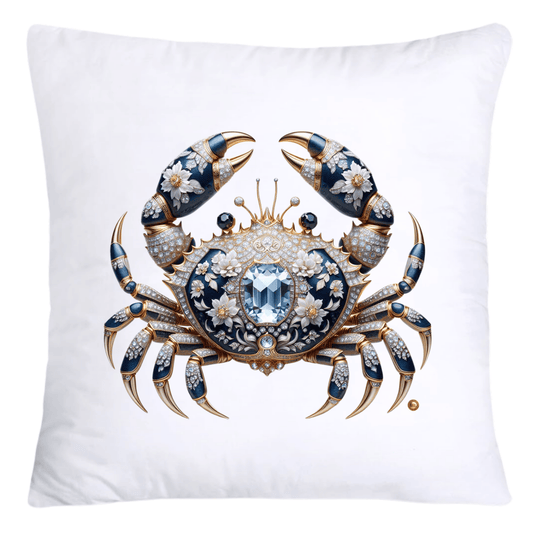 Blue Willow Stunning Crab Pillow Covers-5587